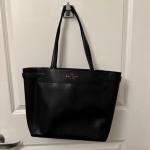 Kate Spade Staci Large Laptop Tote Leather Handbag Black